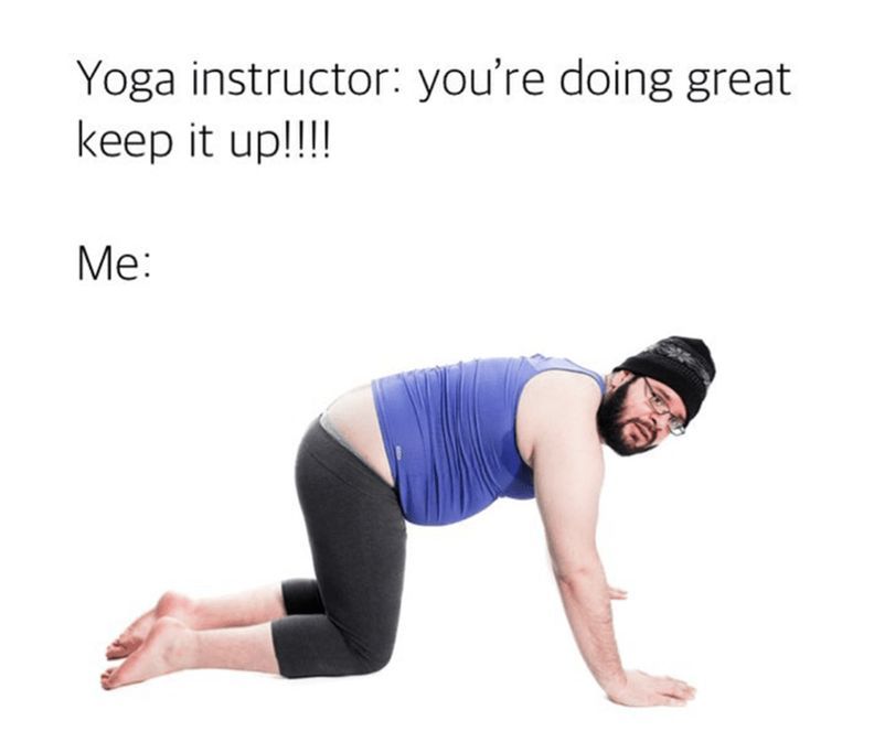 Collection of the funniest yoga memes – Beinks Yoga